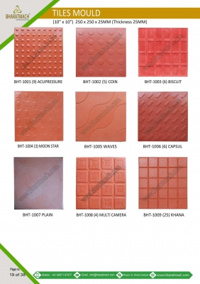 Tiles Mould Design (10 x 10)