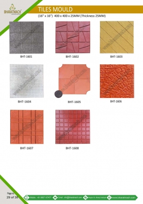 Tiles Mould Design (16 x 16)